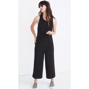 Madewell texture and thread wide leg jumpsuit.